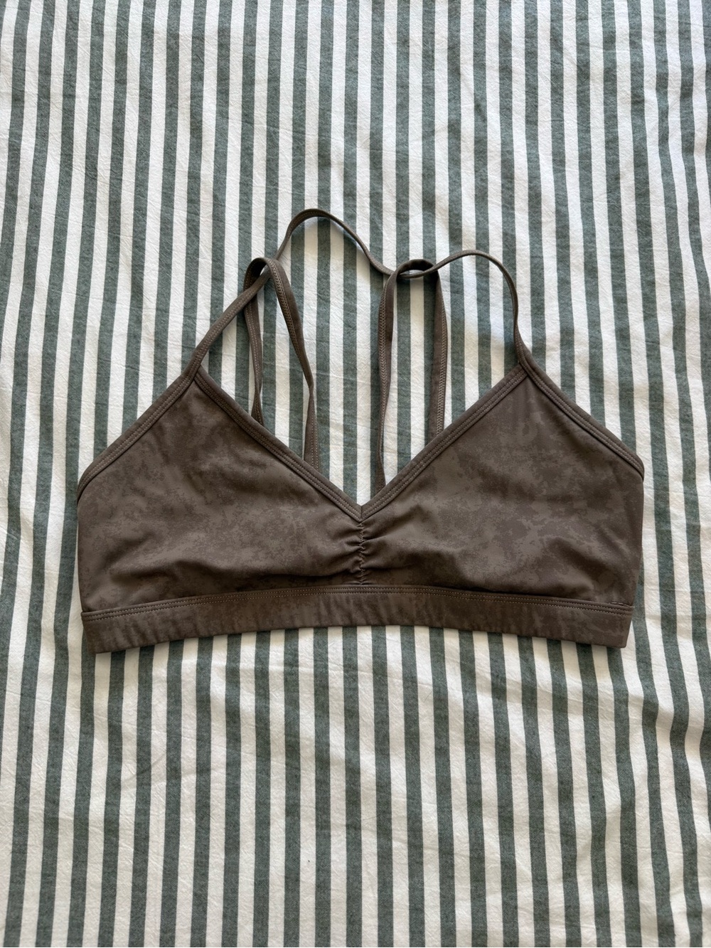Amazon Minimal Sports Bra in Dark Brown